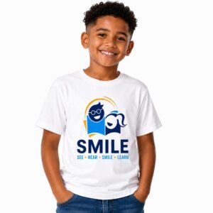White SMILE T-Shirt