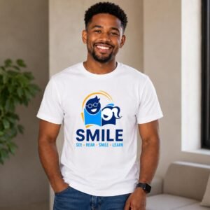 White SMILE T-Shirt